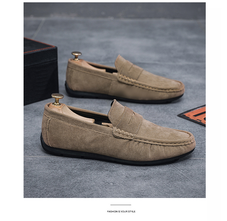 Klassische Slip-on Wildleder-Loafer für Herren – Freizeitschuhe detail 7