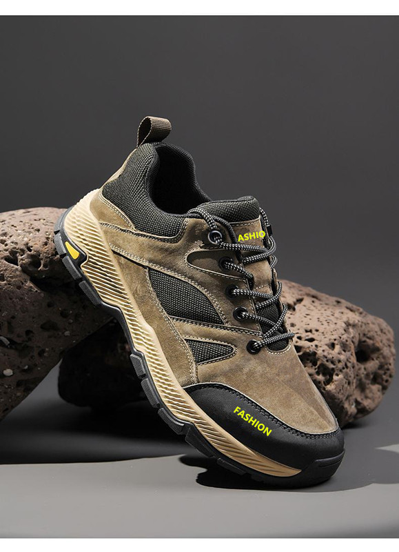 Scarpe casual da uomo traspiranti antiscivolo stringate per l'outdoor detail 4