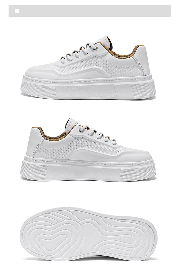 Klobige Schnür-Sneaker für Herren mit Plateausohle, Freizeitschuhe detail 14