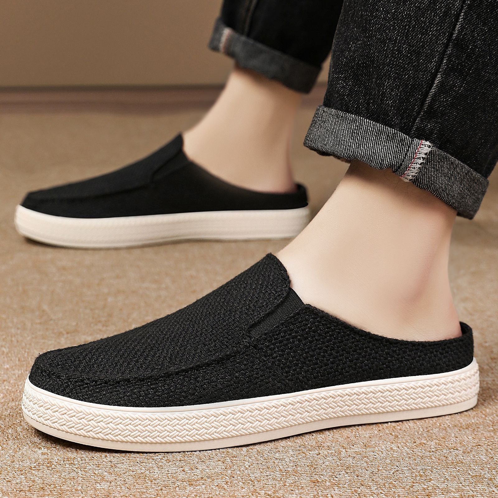 Chaussons sans gêne en mesh respirant pour homme 2
