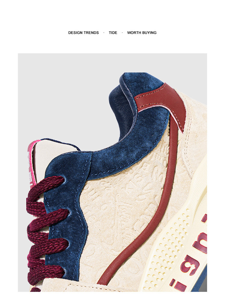 Men's Colorblock Cushioned Platform Casual Shoes detail 3
