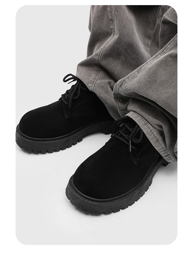 Men's Chunky Platform Lace-Up Casual Shoes detail 17