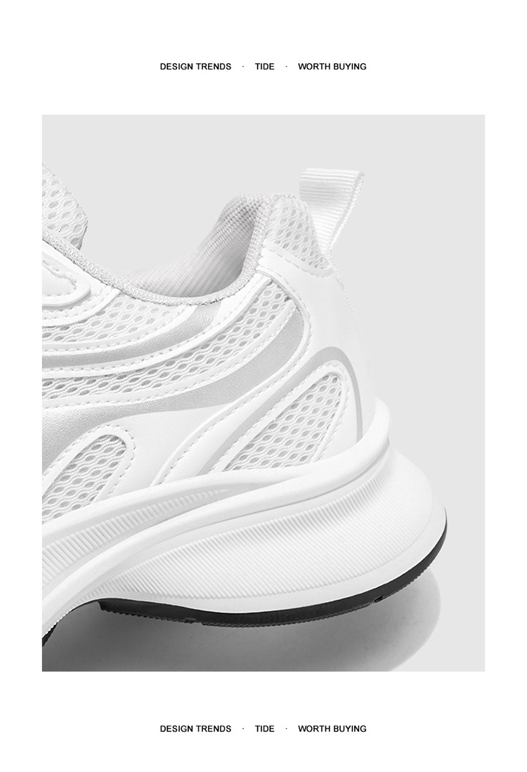 Sneakers da uomo con plateau, traspiranti e ammortizzate detail 3