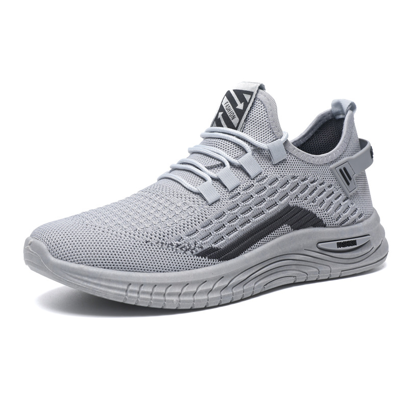 Men's Breathable Mesh Lightweight Lace-Up Running Shoes 6
