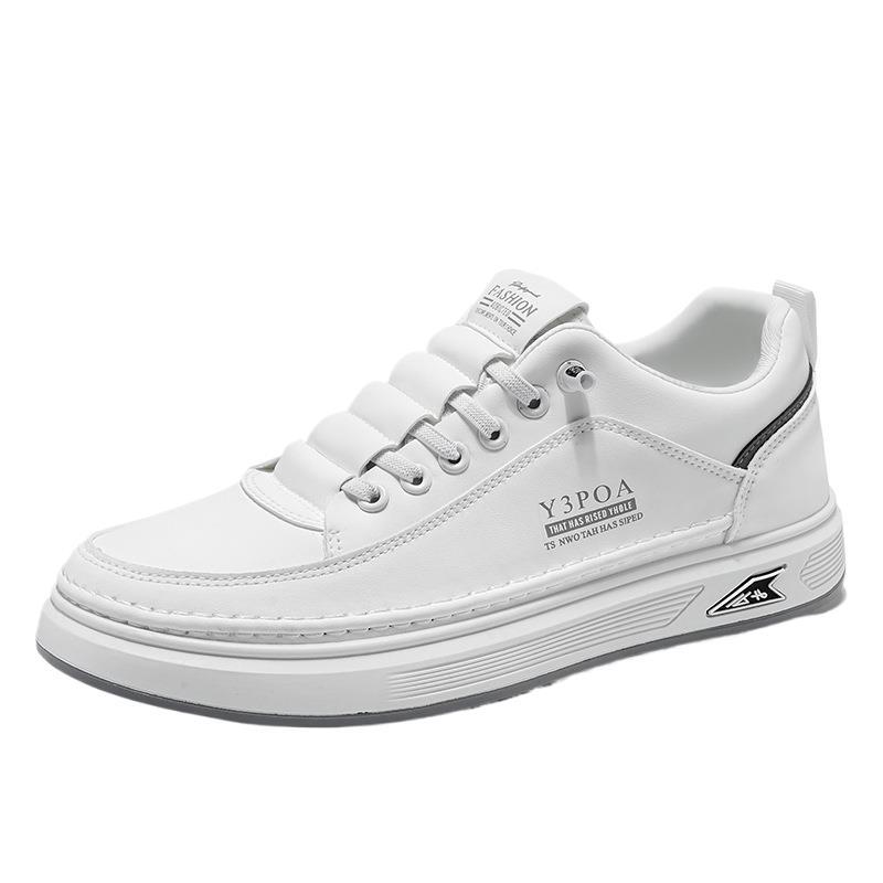Rutschfeste PU-Leder Freizeitschuhe für Herren mit Schnürung 6