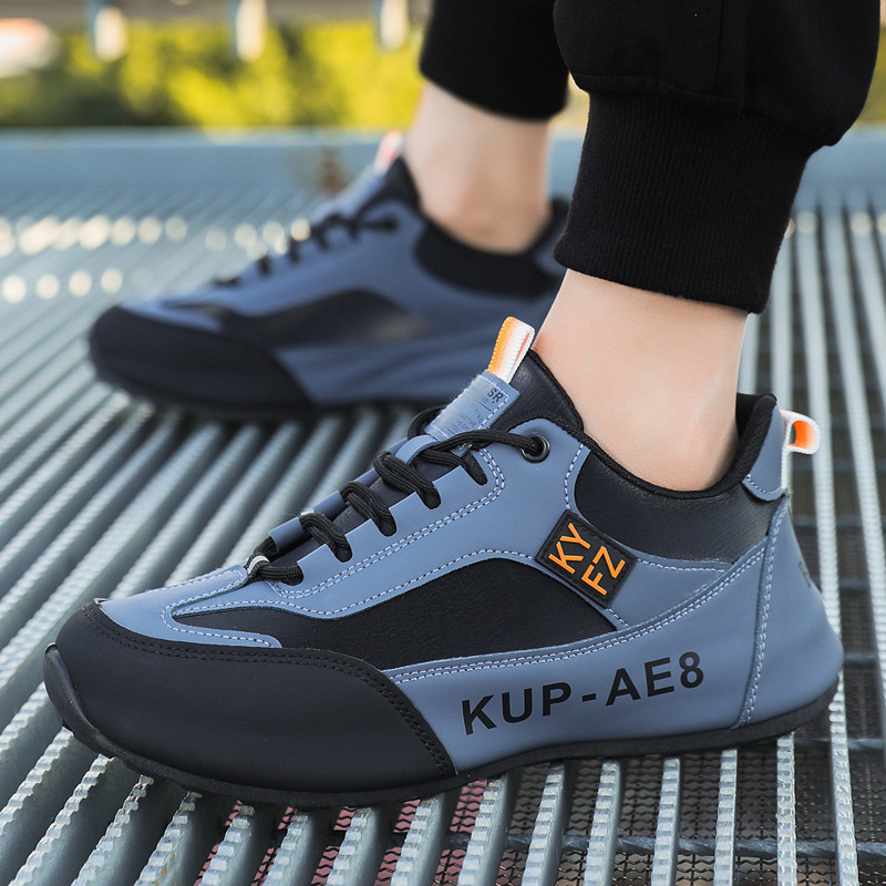 Men's Lightweight Colorblock Lace-Up Casual Shoes 5