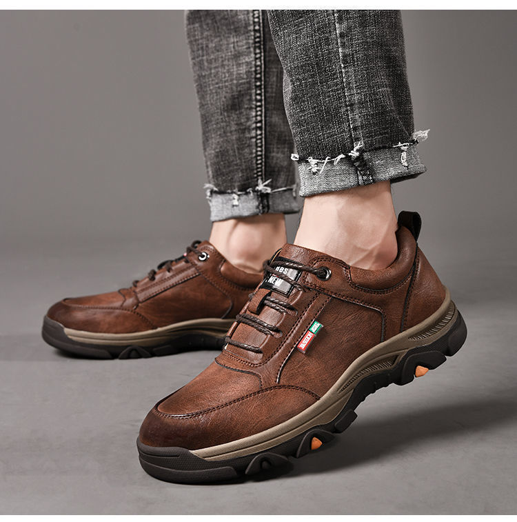 Men's Non-Slip PU Leather Outdoor Casual Shoes detail 3