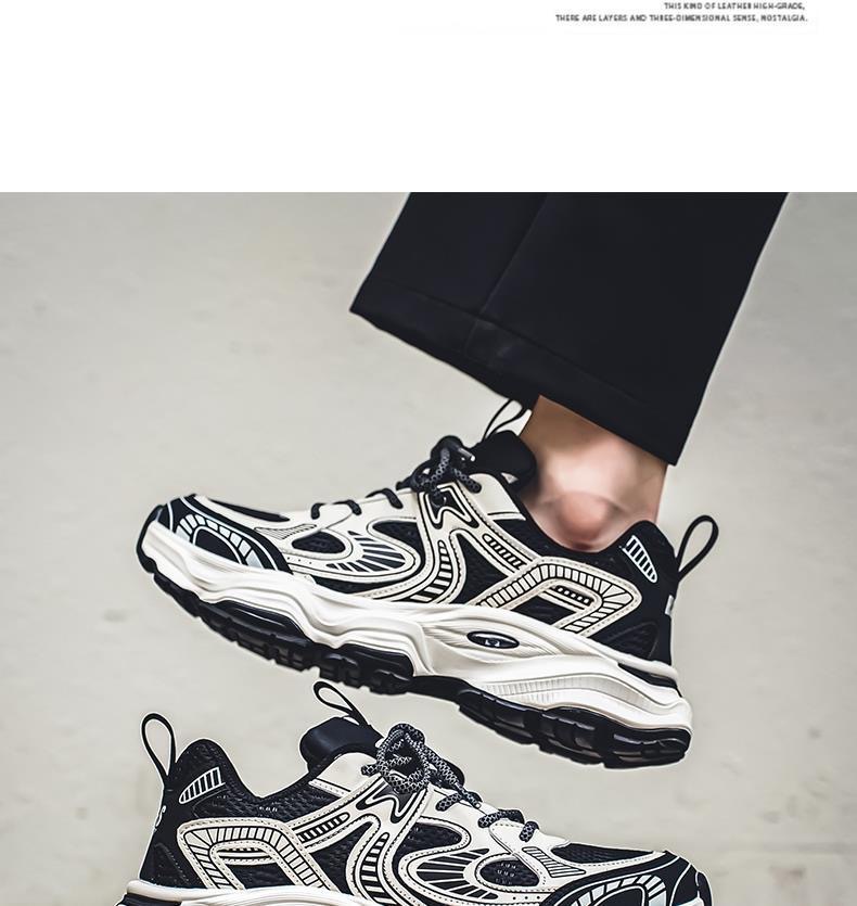 Atmungsaktive Mesh-Plateau-Freizeitschuhe für Herren detail 7