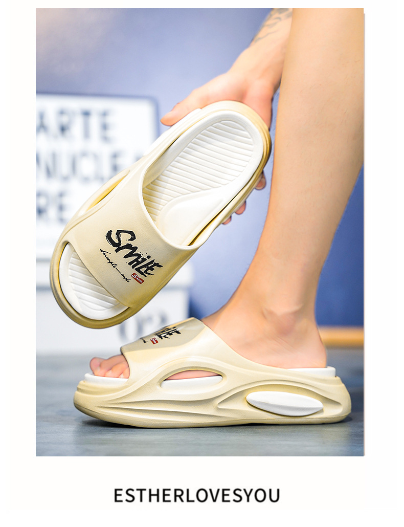 Unisex Lightweight Cushioned EVA Platform Slippers detail 4