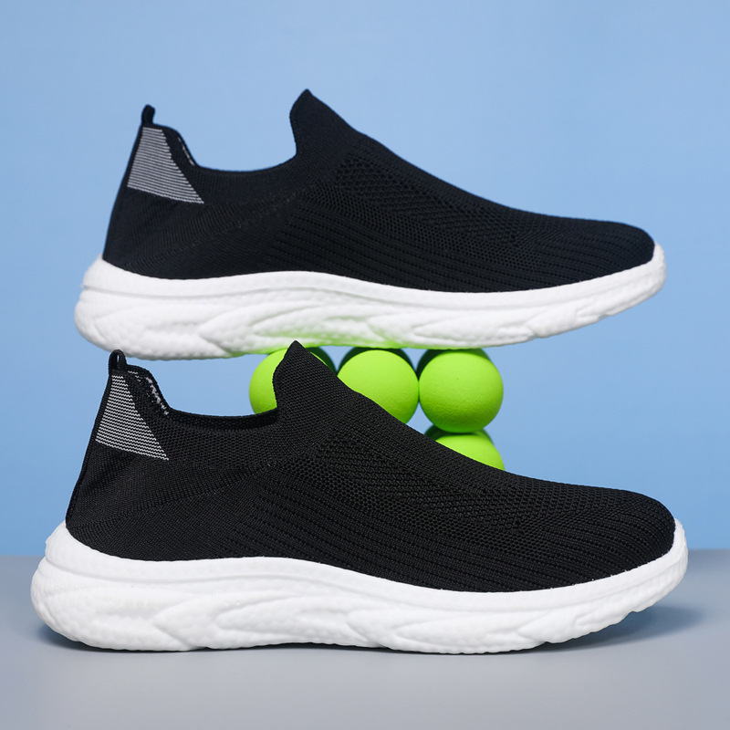 Men's Breathable Knit Slip-On Casual Shoes 4