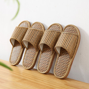 Women's Breathable Cotton-Fabric Slip-On Slippers detail 11