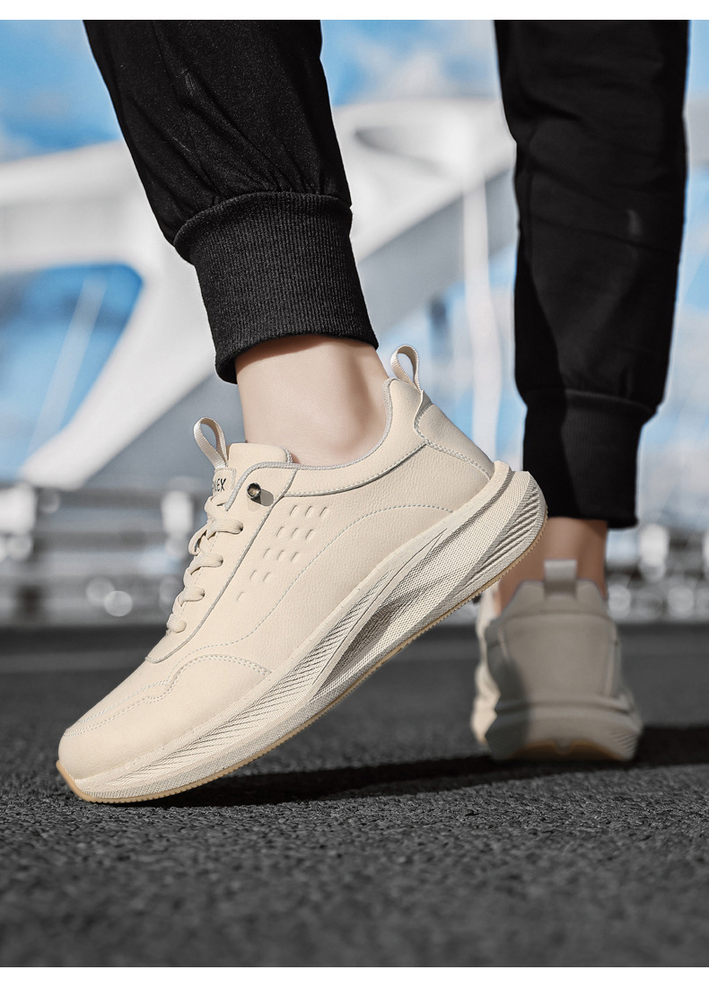Chaussures casual à plateforme et lacets pour homme avec amorti detail 3
