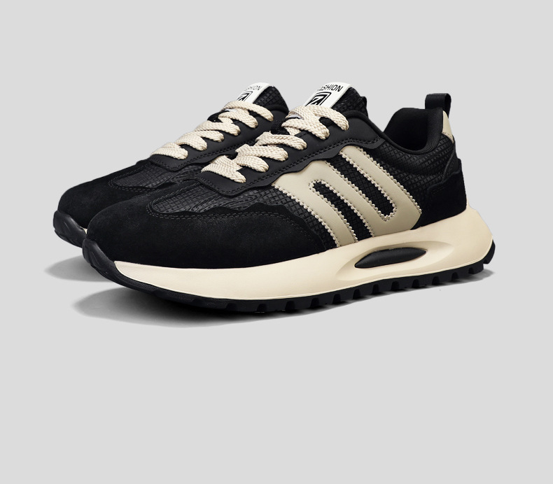 Scarpe casual da uomo ammortizzate e traspiranti con design color block detail 12