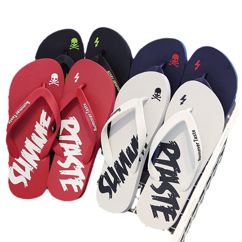 Men's Lightweight Quick-Dry Graphic Print Flip-Flops 6