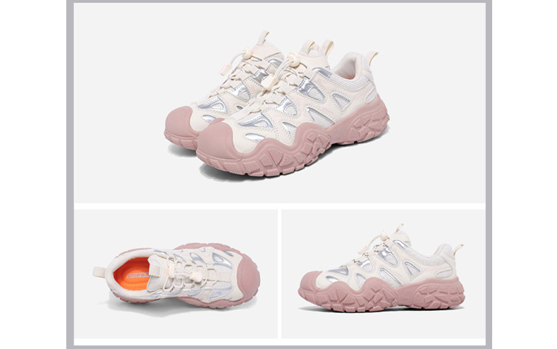 Unisex ademende outdoor trail sneakers met antislip detail 15