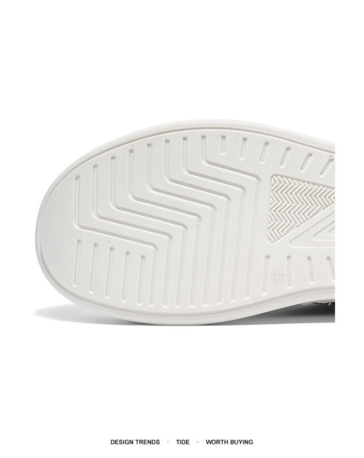 Chaussures casual pour homme en toile à plateforme et blocs de couleur detail 4