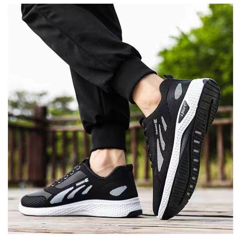 Scarpe da corsa da uomo leggere e traspiranti in mesh detail 7