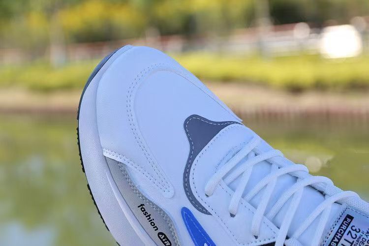 Casual herenschoenen met plateauzool en kleurvlakken detail 4
