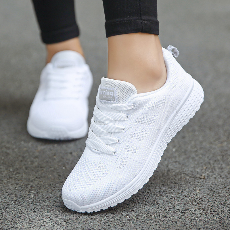 Scarpe da corsa unisex leggere e traspiranti con lacci 2