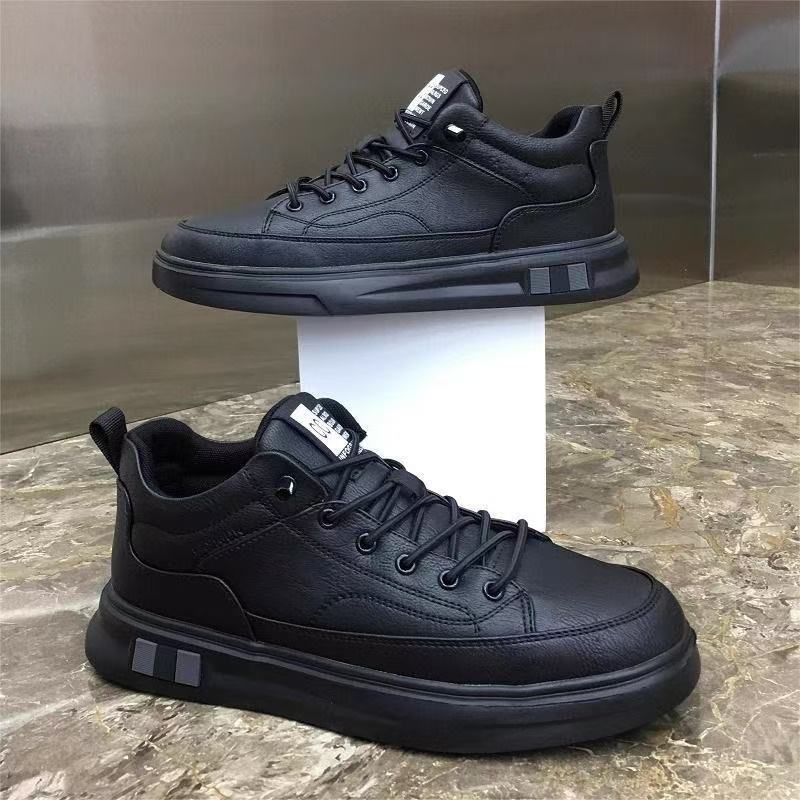 Scarpe casual da uomo in pelle PU stringate con suola ammortizzata detail 9