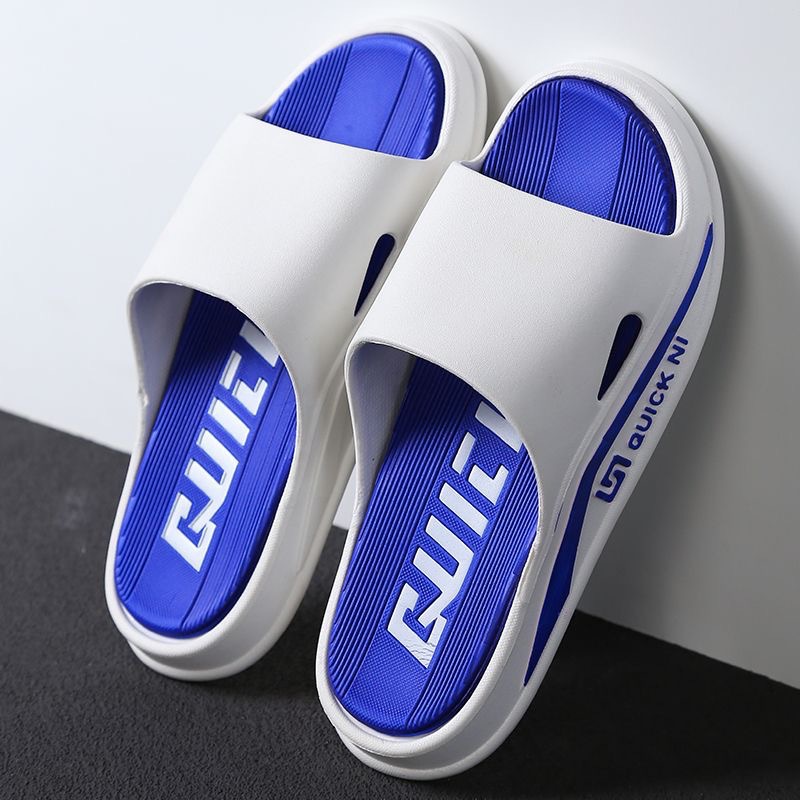 Trendy white blue