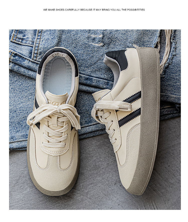 Men's Retro Colorblock Platform Skate Shoes detail 8