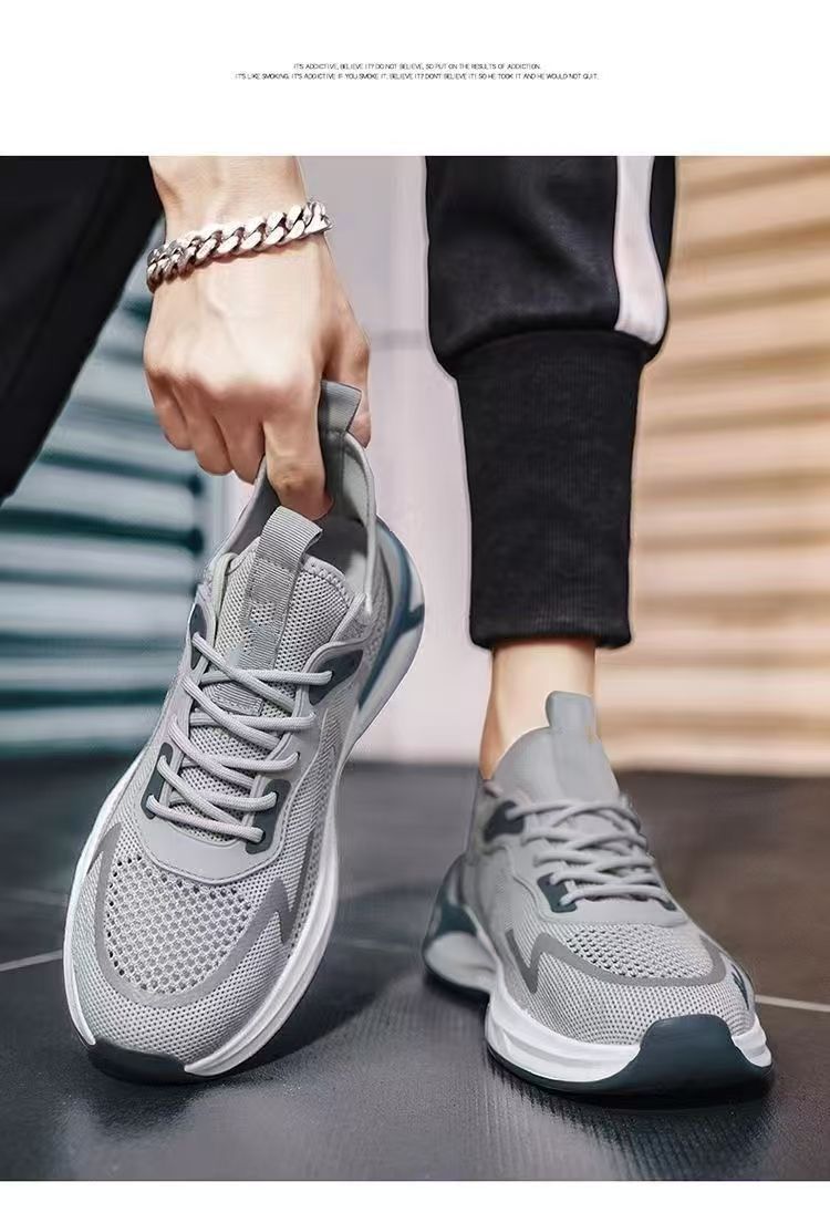 Leichte, atmungsaktive Mesh-Laufschuhe für Herren detail 5