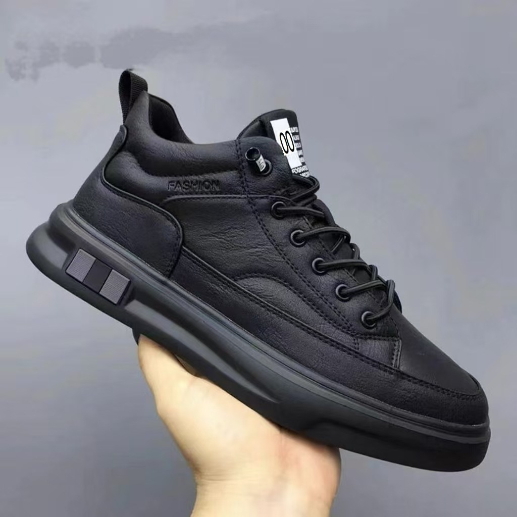 Rutschfeste Herren-Freizeitschuhe zum Schnüren, Mid-Top