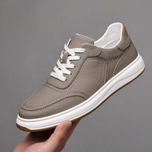 Scarpe casual da uomo in pelle stringate e antiscivolo detail 4