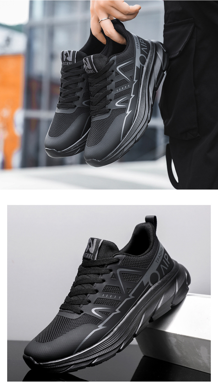 Lichte en ademende heren hardloopschoenen met demping detail 8