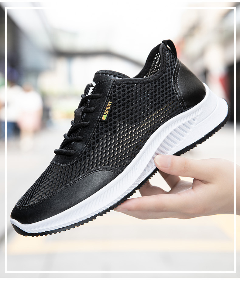 Atmungsaktive & leichte Freizeitschuhe für Herren aus Mesh detail 12