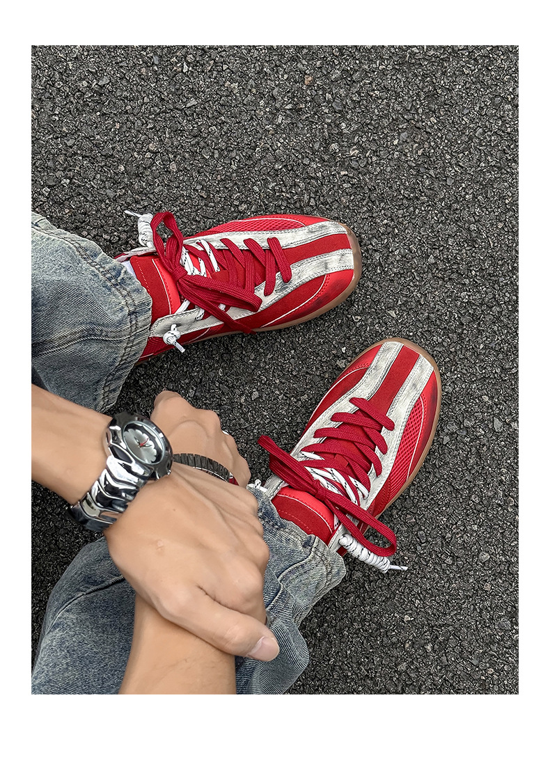 Atmungsaktive Freizeitschuhe für Herren mit Schnürung & Colorblocking detail 12
