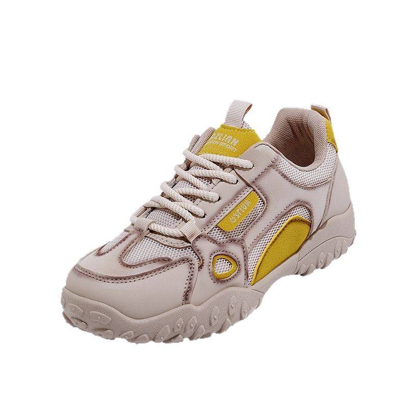 Women's Breathable Colorblock Lace-Up Sneakers 6