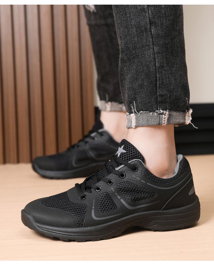 Lichte en ademende mesh hardloopschoenen voor heren detail 11