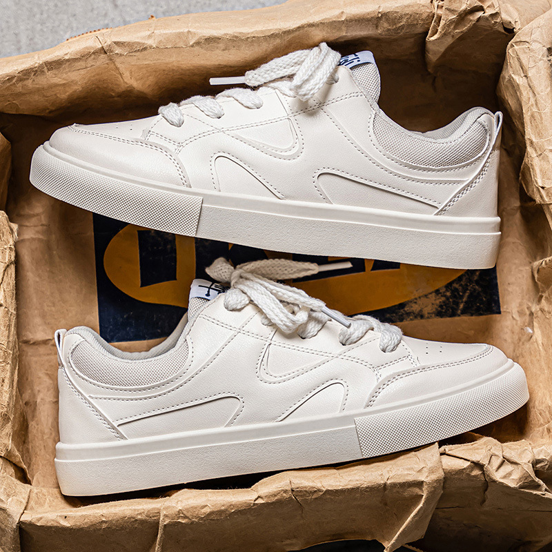 Herren Skateschuhe aus PU-Leder zum Schnüren