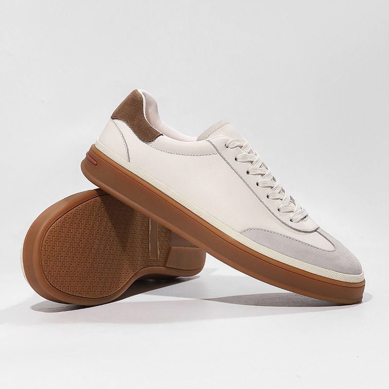 Men's Vintage Leather Lace-Up Casual Shoes 3