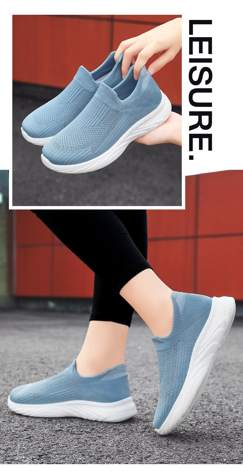 Ademende lichte instap casual schoenen voor dames detail 2
