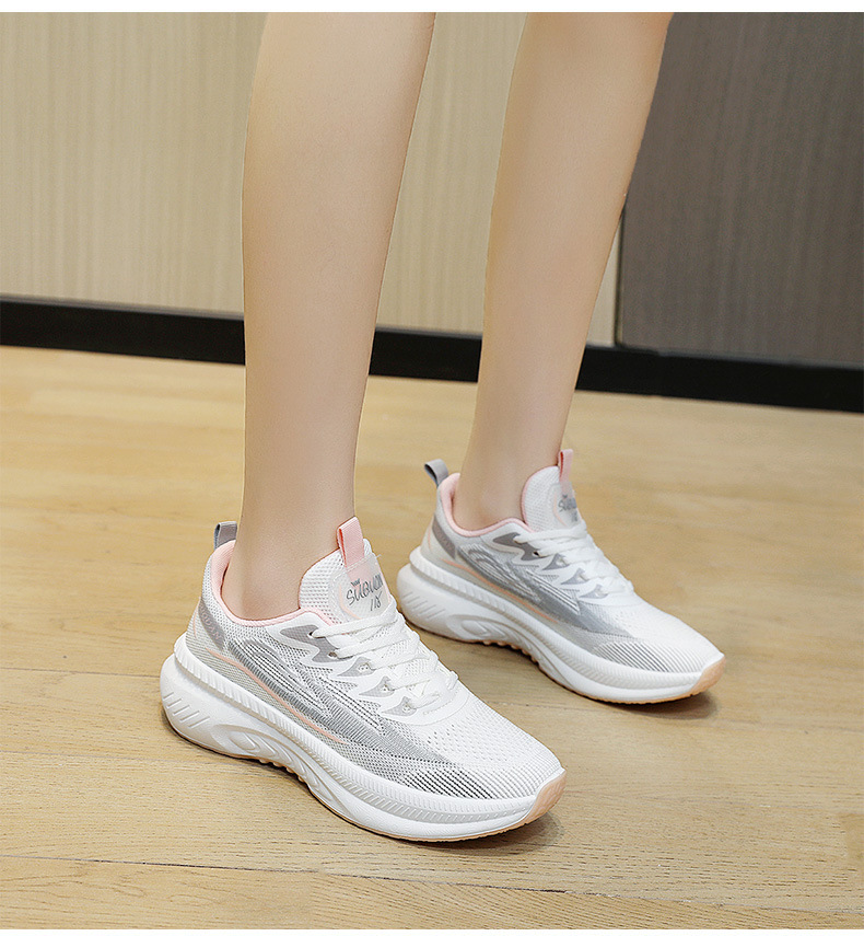 Dames hardloopschoenen van ademend mesh met demping detail 7