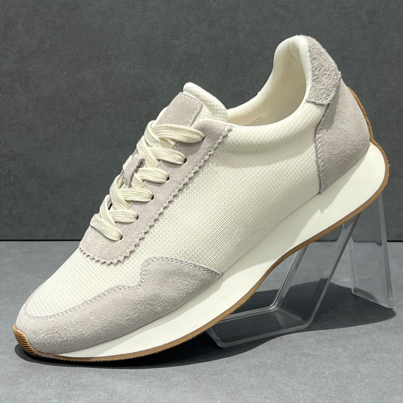 Atmungsaktive Unisex-Sneaker aus Wildleder mit Schnürung 3