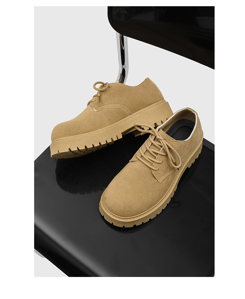 Men's Chunky Platform Lace-Up Casual Shoes detail 6