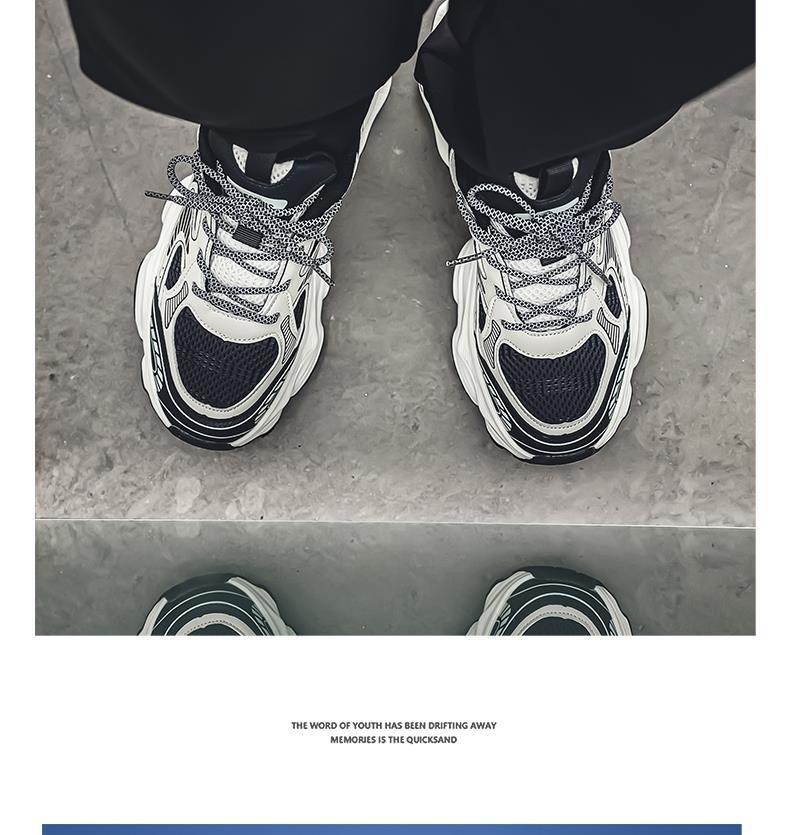 Atmungsaktive Mesh-Plateau-Freizeitschuhe für Herren detail 4