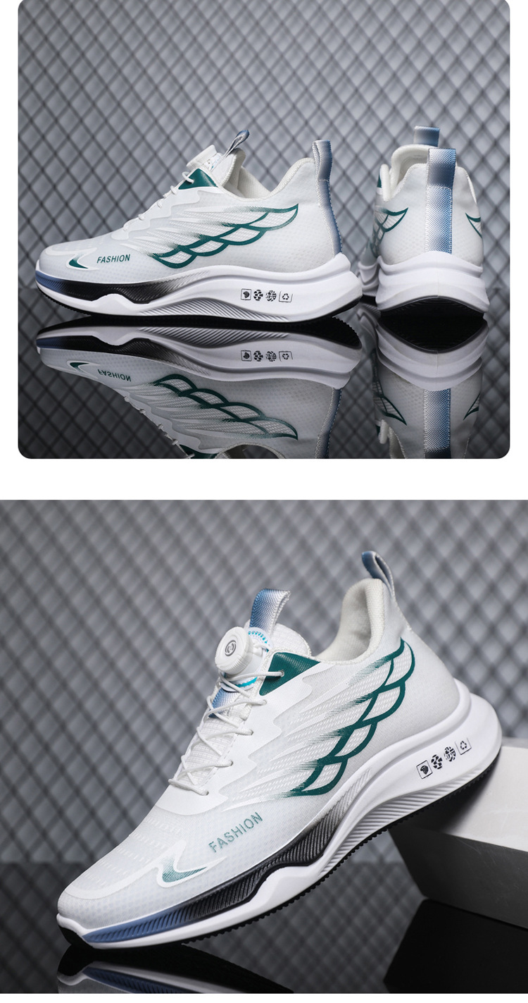 Atmungsaktive, leichte Herren-Laufschuhe detail 4