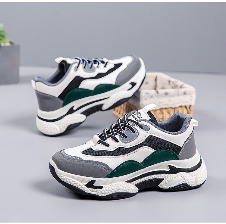 Women's Breathable Colorblock Platform Casual Sneakers detail 12