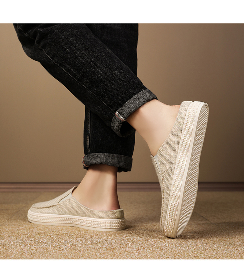Chaussons sans gêne en mesh respirant pour homme detail 8
