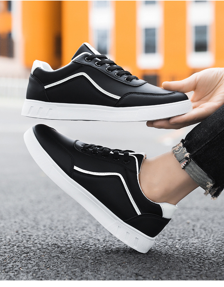 Men's Colorblock Lace-Up Casual Shoes detail 12