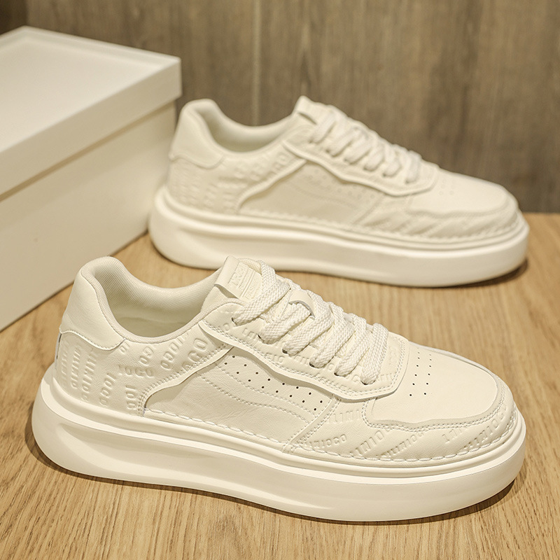 Men's Breathable Platform Lace-Up Casual Shoes 3