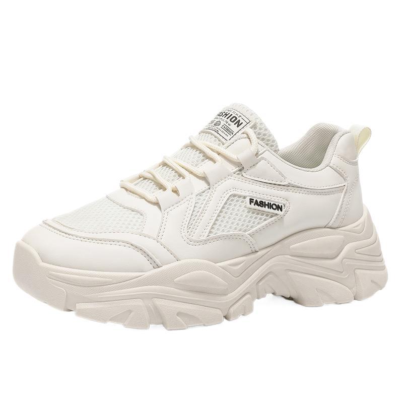 Atmungsaktive Herren-Plateau-Sneaker mit Schnürung 6