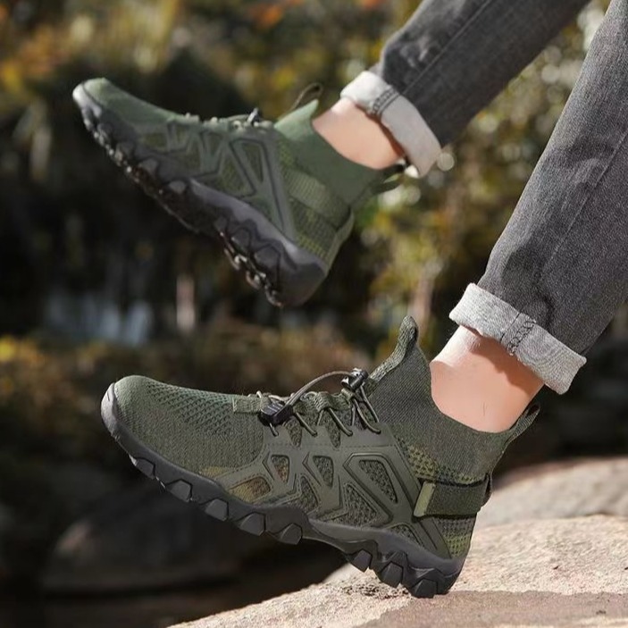 Scarpe sportive da uomo in mesh traspirante leggere con lacci 3