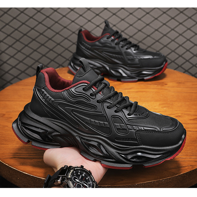 Atmungsaktive Plateau-Sneaker für Herren mit Dämpfung detail 8