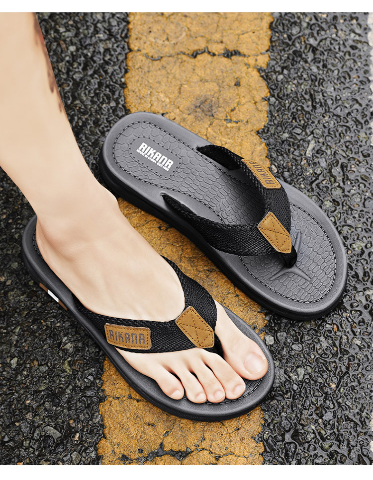 Men's Lightweight Cushioned Non-Slip Flip-Flops detail 8
